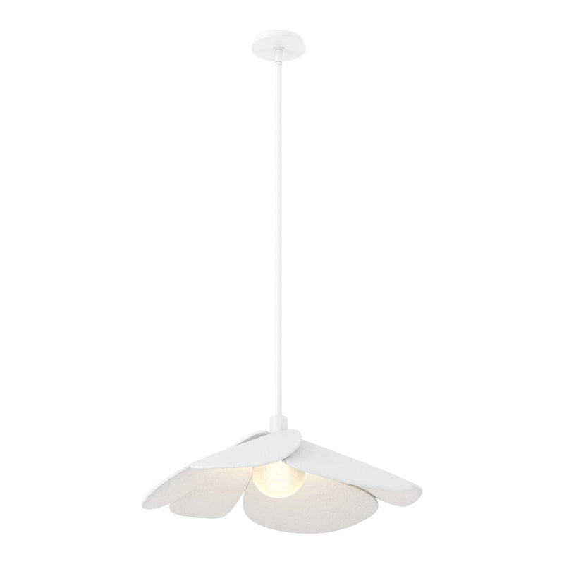 Hana Pendant Small in White by Hubbardton Forge