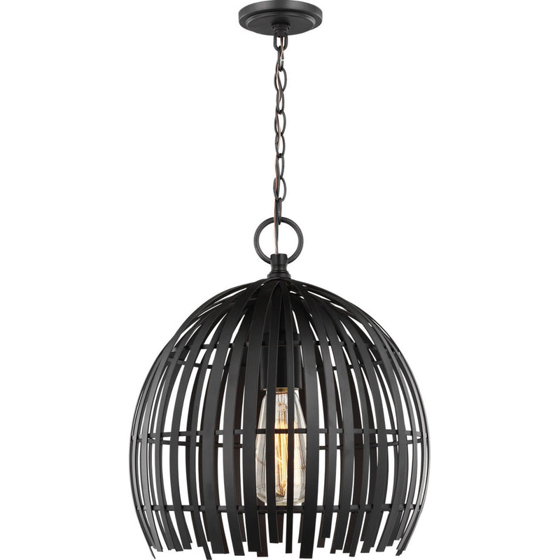 Hanalei Pendant — 11 1/2", Midnight Black