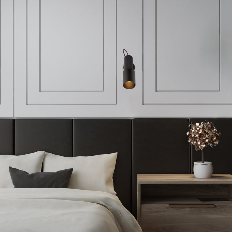 Handler Indoor LED Spot Light Gunmetal By ET2 Lifestyle View