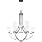 Hanford Chandelier — 33 Inch, Brushed Nickel