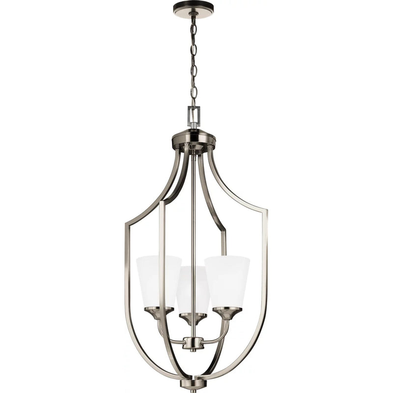 Hanford Outdoor Wall Lantern — Brushed Nickel