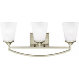 Hanford Vanity Light — 23.94 Inch, Brushed Nickel