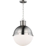 Hanks Pendant — 13 1/4", Brushed Nickel