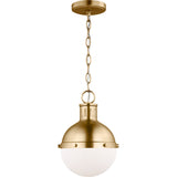 Hanks Pendant — 8 1/8", Satin Brass