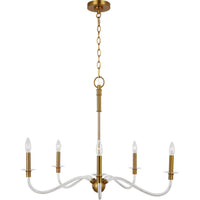 Hanover Chandelier — 31 7/8", Burnished Brass