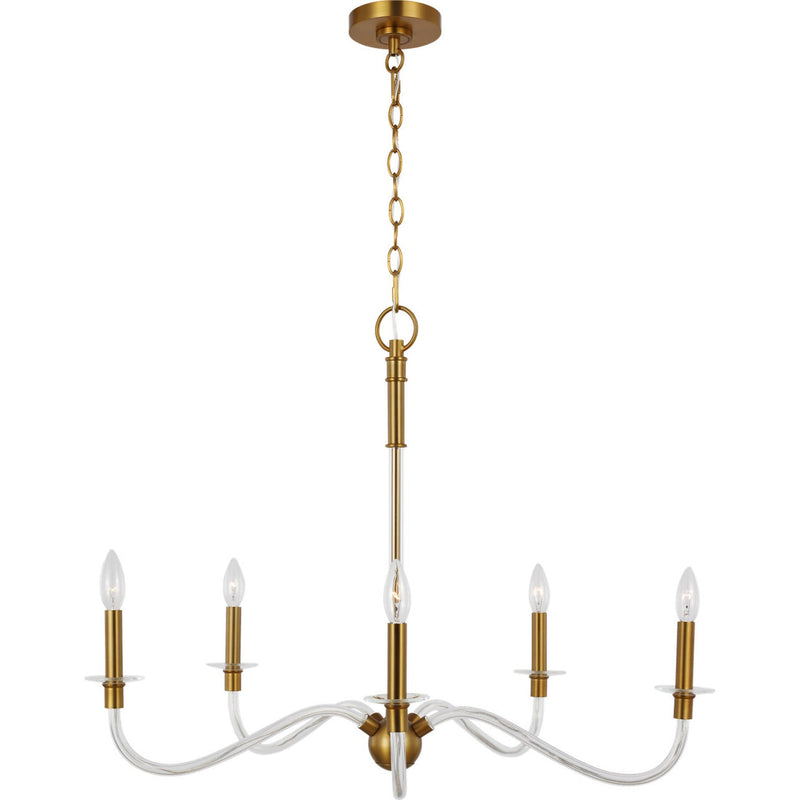 Hanover Chandelier — 31 7/8", Burnished Brass