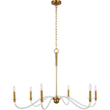 Hanover Chandelier — 41 3/4", Burnished Brass