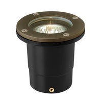 Hardy Island Well Light 12V Flat Top Well Light - Matte Bronze - by Hinkley