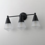 Hargreaves Bath Vanity Light Black by Maxim Lighting
