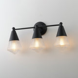 Hargreaves Bath Vanity Light Black by Maxim Lighting