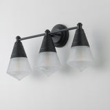 Hargreaves Bath Vanity Light Black by Maxim Lighting