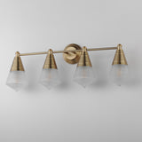 Hargreaves Bath Vanity Light Natural Aged Brass by Maxim Lighting