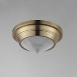 Hargreaves Flush Mount Natural Aged Brass by Maxim Lighting