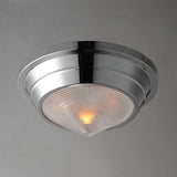 Hargreaves Flush Mount Polished Nickel by Maxim Lighting