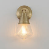 Hargreaves Wall Sconce Natural Aged Brass by Maxim Lighting