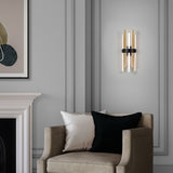 Harmonix Wall Sconce By Modern Forms Black Aged Brass Detailed View