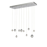 Harmony 10-Light LED Pendant by ET2 - Polished Chrome