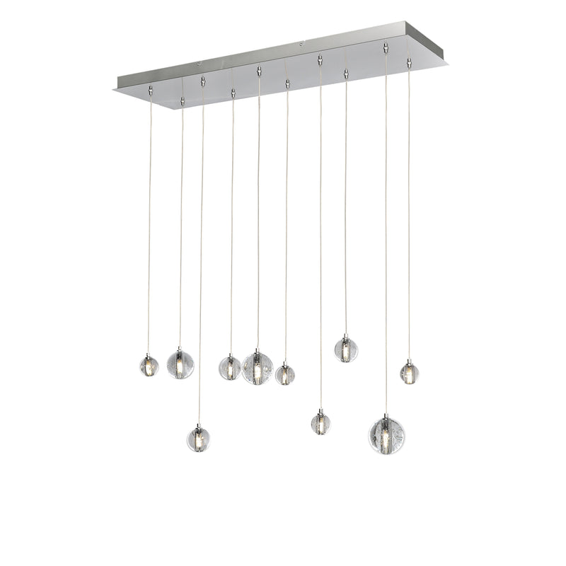 Harmony 10-Light LED Pendant by ET2 - Polished Chrome