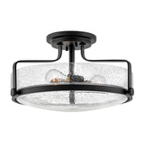 Harper Medium Semi-Flush Mount - Black - by Hinkley