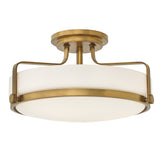 Harper Medium Semi-Flush Mount - Heritage Brass - by Hinkley