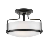 Harper Medium Semi-Flush Mount - Black - by Hinkley