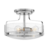 Harper Medium Semi-Flush Mount - Chrome - by Hinkley