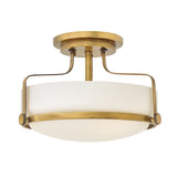Harper Medium Semi-Flush Mount - Heritage Brass - by Hinkley