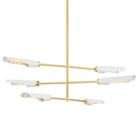 Harperrose Chandelier - Aged Brass