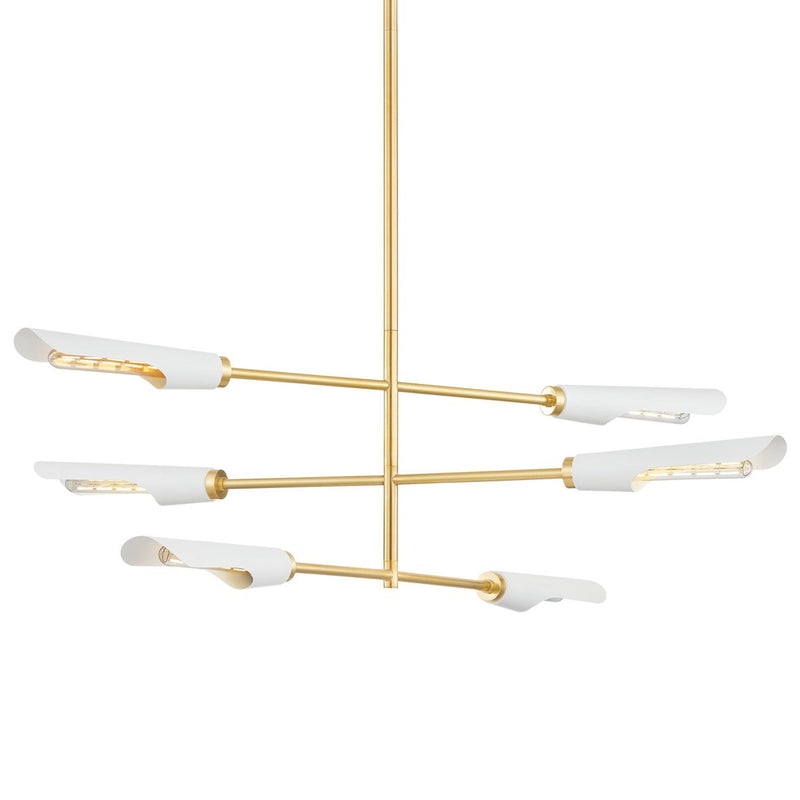 Harperrose Chandelier - Aged Brass