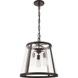 Harrow Pendant — 18 7/8", Oil Rubbed Bronze
