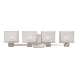 Hartsdale Bath and Vanity Light - 4-Light - Polished Nickel by Hudson Valley