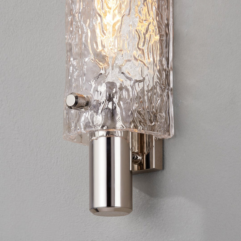 Harwich Wall Sconce By Hudson Valley, Size: Medium, Finish: Polished Nickel