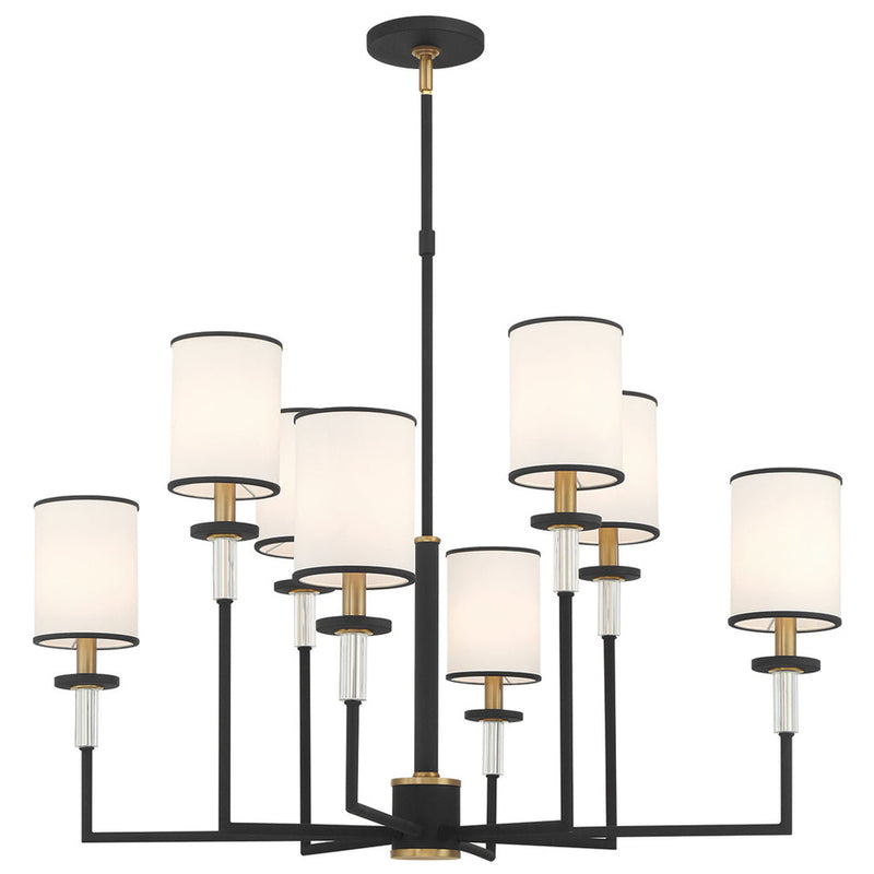 Hatfield Chandelier Vibrant Gold By Crystorama