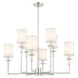 Hatfield Chandelier Polished Nickel By Crystorama