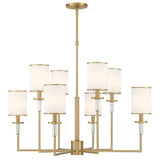 Hatfield Chandelier Vibrant Gold By Crystorama-Front View1
