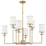 Hatfield Chandelier Vibrant Gold By Crystorama-Front View