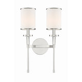 Hatfield Sconce 12'' Polished Nickel