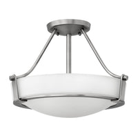 Hathaway Medium Semi-Flush Mount - Antique Nickel - by Hinkley