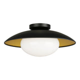 Hatley Ceiling Mount 16 Inch Black