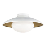 Hatley Ceiling Mount 16 Inch White