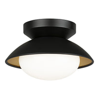 Hatley Ceiling Mount 8 Inch Black