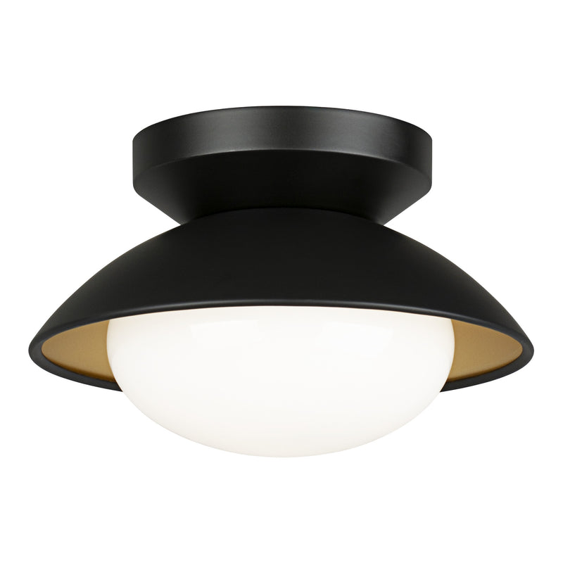 Hatley Ceiling Mount 8 Inch Black