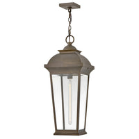 Hawthorne Hanging Pendant - Blackened Brass