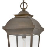 Hawthorne Hanging Pendant - Blackened Brass