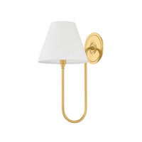 Hawthorne Wall Sconce - Aged Brass by Hudson Valley