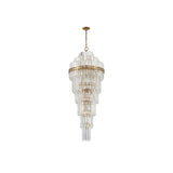 Hayes Cascade Chandelier 24'' Aged Brass