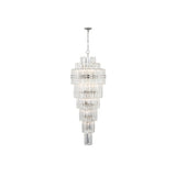 Hayes Cascade Chandelier 24'' Polished Nickel