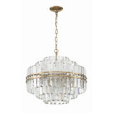 Hayes Chandelier by Crystorama - 22" Aged Brass (view 3)