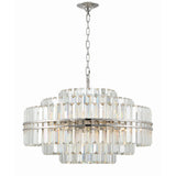 Hayes Chandelier by Crystorama - 28" Polished Nickel (view 2)