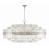 Hayes Chandelier by Crystorama - 40.5" Polished Nickel (view 2)